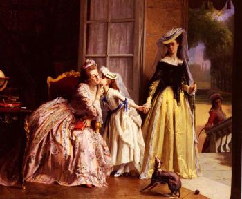 約瑟夫 卡羅 La Reine Marie-Antoinette Et Sa Fille, Madame Royale, A Vers 約瑟夫 卡羅 La Reine Marie-Antoinette Et Sa Fille, Madame Royale, A Vers